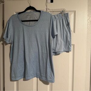 Eddie Bauer Blue Pajama Set with Soft Fabric